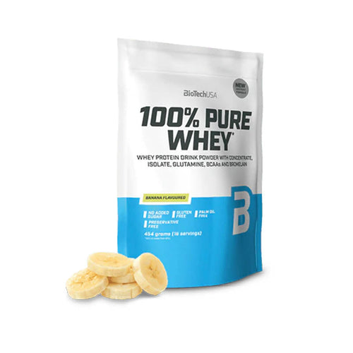 100 % Pure Whey al gusto banana da 454g