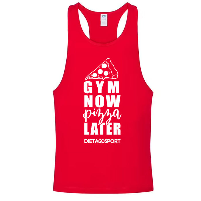 Canotta Tank Pizza Rossa in vendita su dietaesport.com