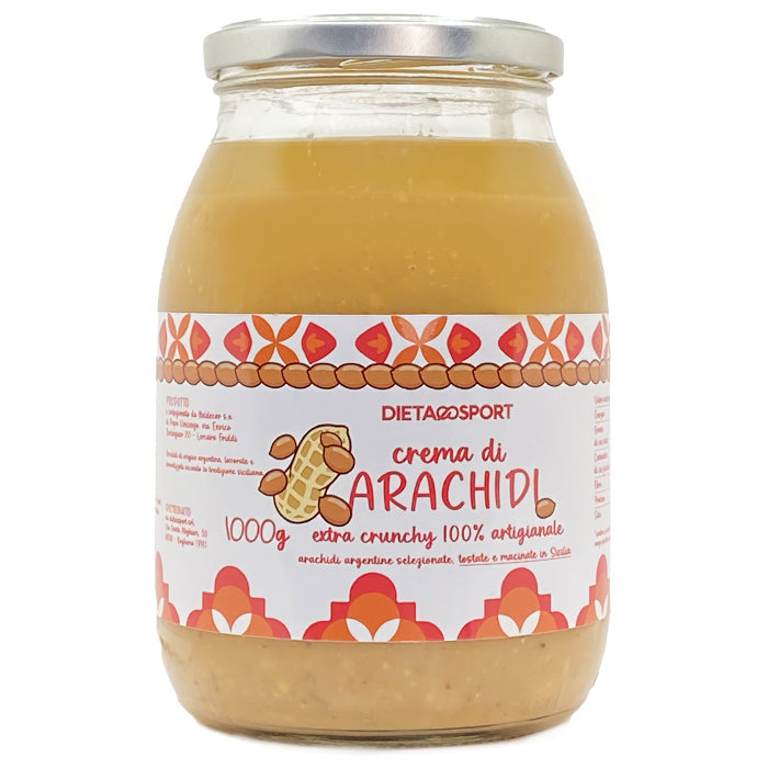 Crema di Arachidi 100% Artigianale Extra Crunchy 1000 g in vendita su dietaesport.com