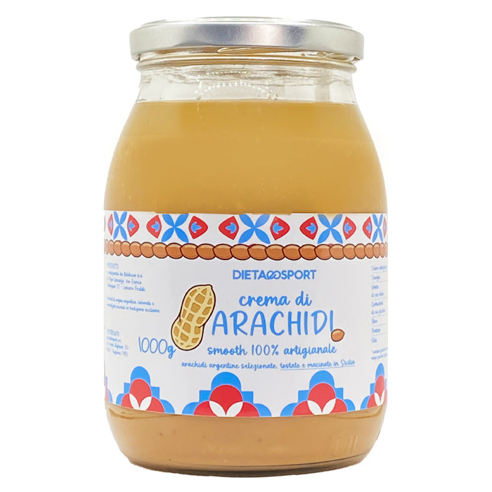 Crema di Arachidi 100% Artigianale Smooth 1000 g in vendita su dietaesport.com