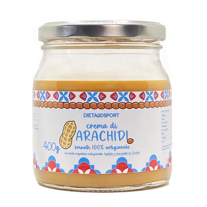 Crema di Arachidi 100% Artigianale Smooth 400 g in vendita su dietaesport.com