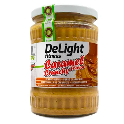 Barattolo di burro di arachidi senza zuccheri al caramello in vendita su dietaesport.com