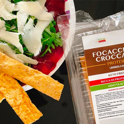 Focaccia Croccante Fit Proteica 150g in vendita su dietaesport.com