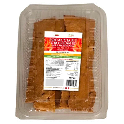 Focaccia Croccante Fit Proteica 150g Messicana in vendita su dietaesport.com