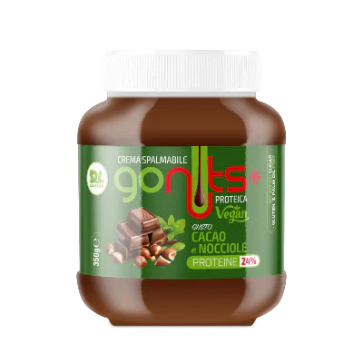 GoNuts! Crema spalmabile 350g Vegan Cacao e Nocciole in vendita su dietaesport.com