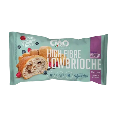 Lowbrioche Stage 4 Frutti di bosco 45g Ciao Carb in vendita su dietaesport.com