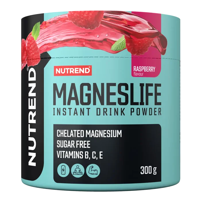 Magneslife Instant Drink Powder 300 g al gusto lampone in vendita su dietaesport.com