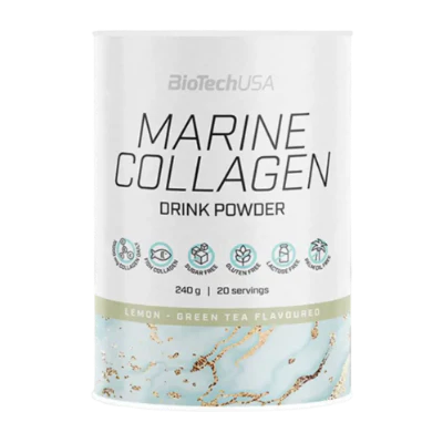 Marine Collagen 240g Lemon - Green Tea biotech in vendita su dietaesport.com