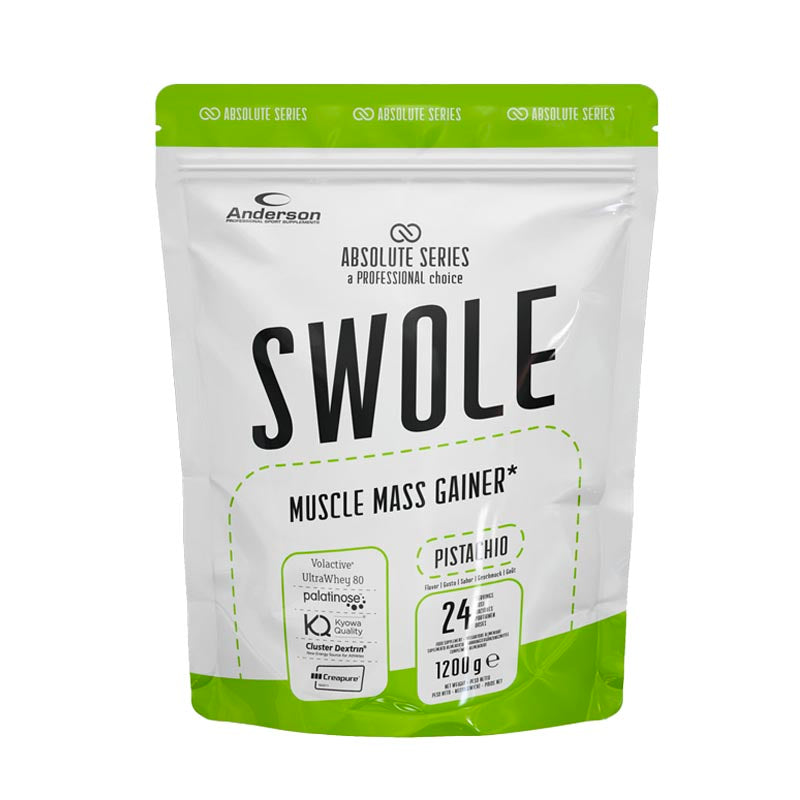 Muscle mass gainer SWOLE pistacchio 1200 g in vendita su dietaesport.com