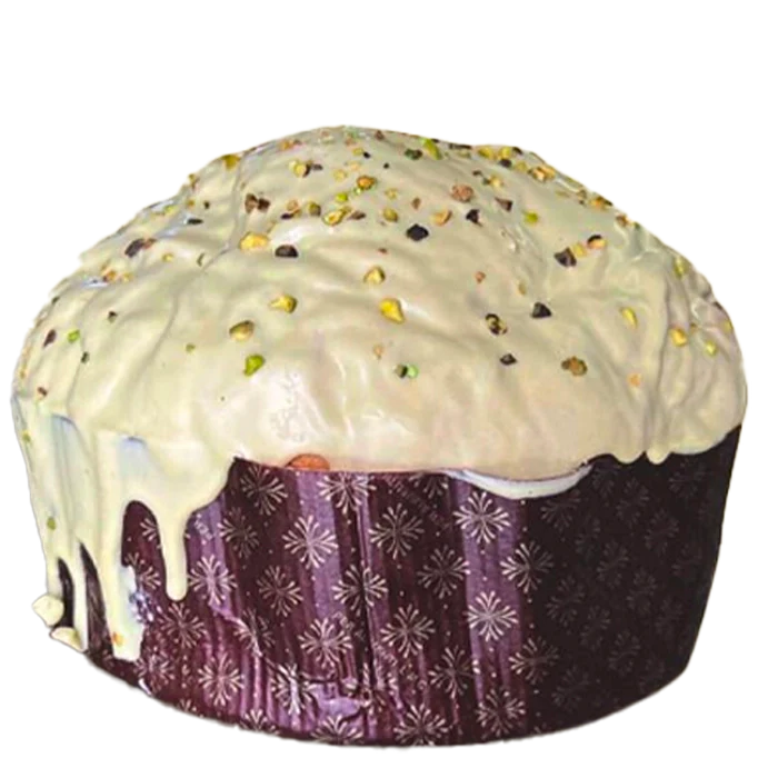 PANETTONE FARCITO 1 KG al gusto pistacchio in vendita su dietaesport.com