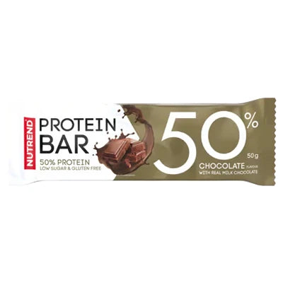 PROTEIN_BAR_50_50g_cioccolato_nutrend.webp al gusto cioccolato in vendita su dietaesport.com