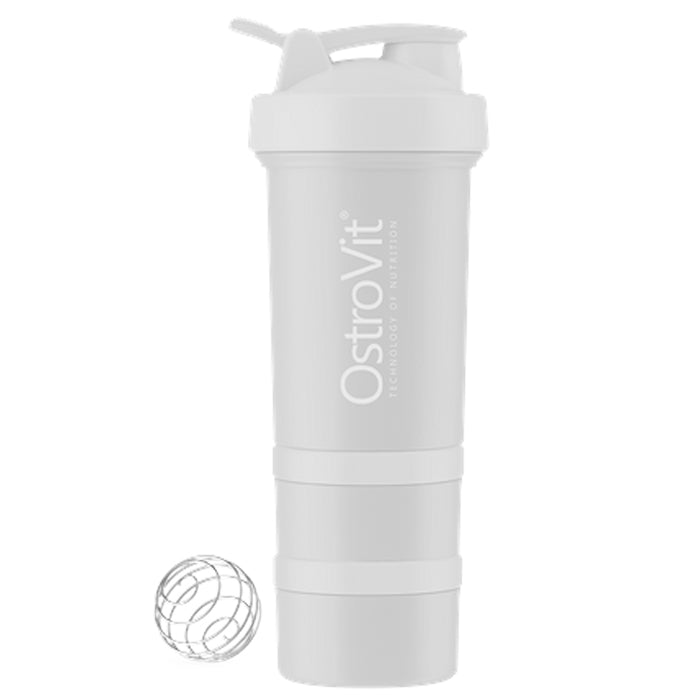 Premium Shaker 450 ml with 2 pill boxes and mixing ball in vendita su dietaesport.com