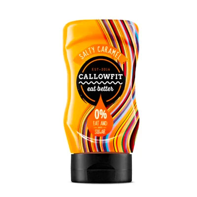 Deliziosa salsa dietetica al caramello salato. In vendita su dietaesport.com