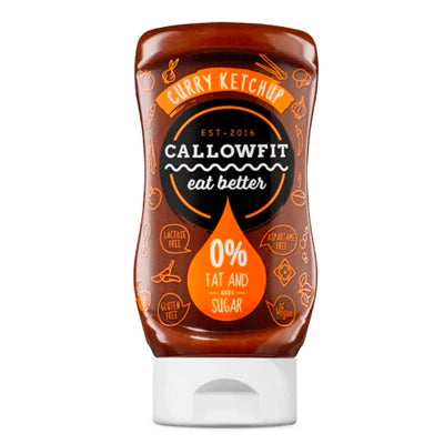 Deliziosa salsa dietetica al ketchup e al curry in vendita su dietaesport.com