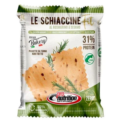 Schiaccine proteiche con 32% di proteine al gusto rosmarino