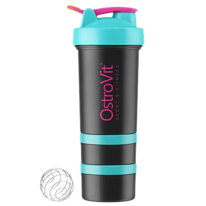 Shaker Premium 450 ml Miami Vibes Edition colore blue black in vendita su dietaesport.com