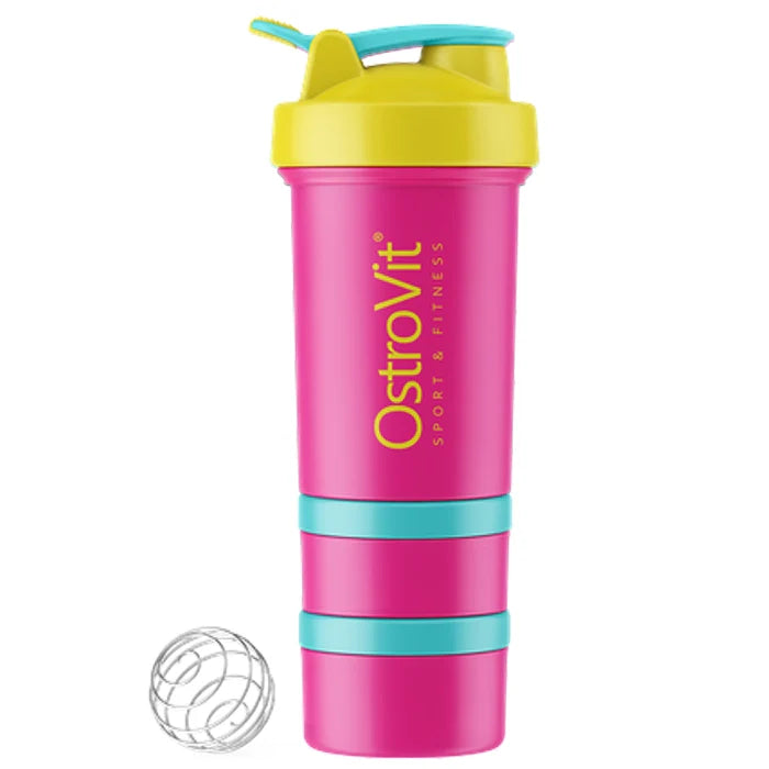 Shaker Premium 450 ml Miami Vibes Edition colore pink yellow in vendita su dietaesport.com