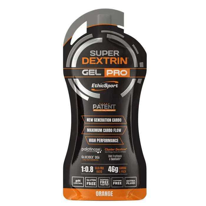 Super Dextrin gel PRO 60 ml al gusto arancia in vendita su dietaesport.com