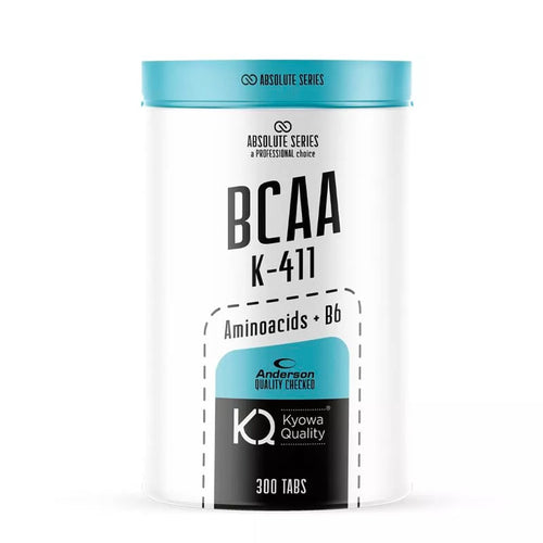 Barattolo di amminoacidi ramificati k-411. Contiene 150 tabs