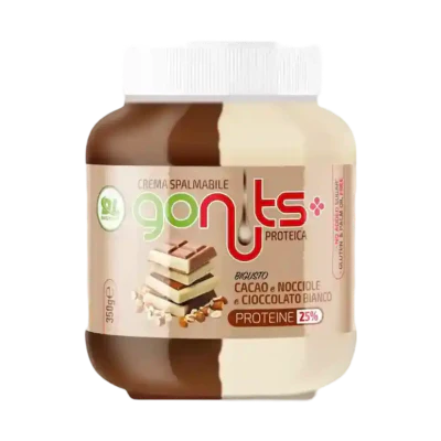 daily-life-crema-spalmabile-gonuts-cacao-nocciole-e-cioccolato-bianco-350g in vendita su dietaesport.com
