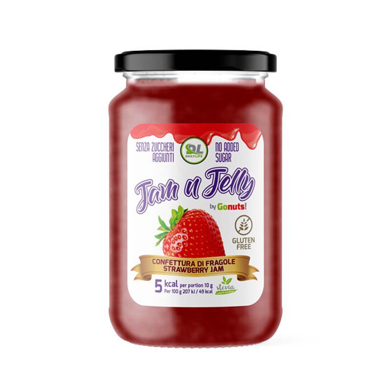 Barattolo di confettura alla frutta. Solo 6kcal