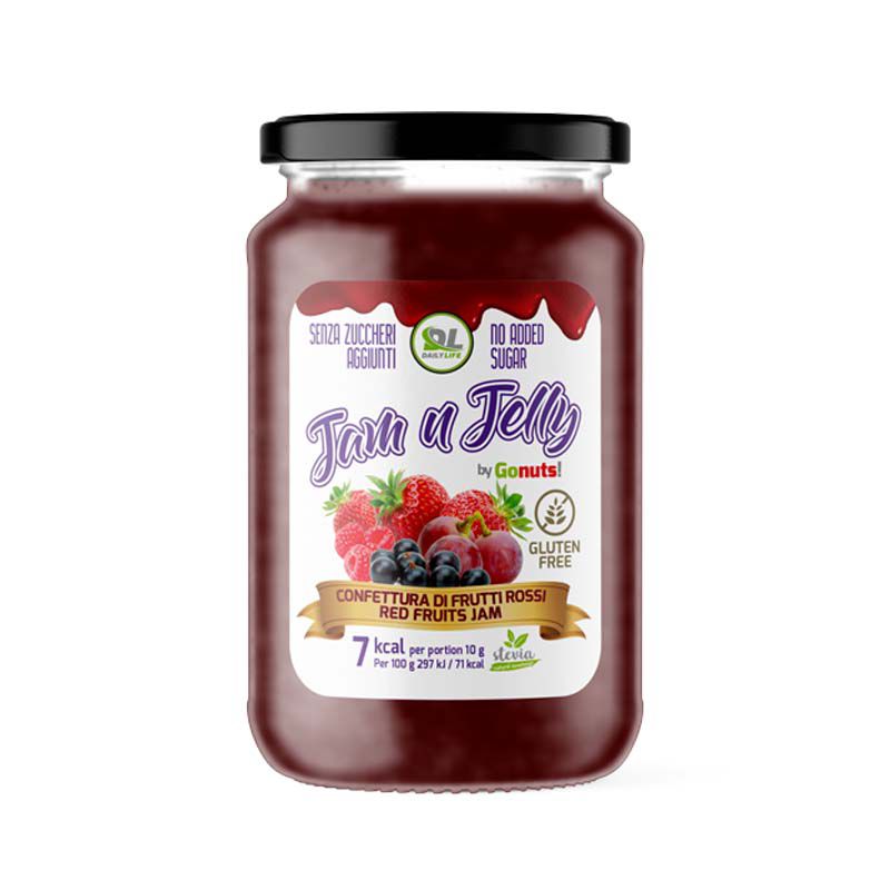 Barattolo di confettura alla frutta. Solo 6kcal