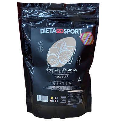 Farina d'avena 1000g Nocciola in vendita su dietaesport.com