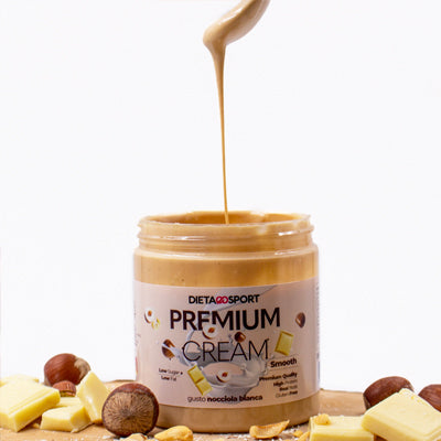 Products Premium Cream 250g Nocciola bianca in vendita su dietaesport.com
