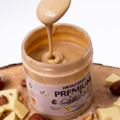 Products Premium Cream 250g Nocciola bianca in vendita su dietaesport.com