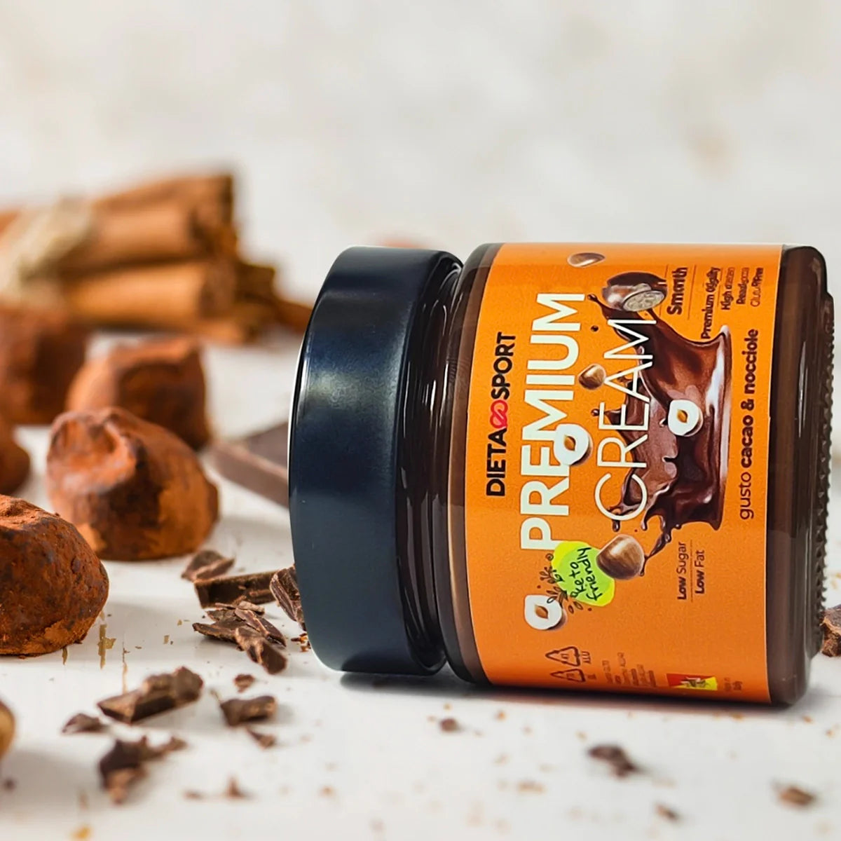 Premium Cream 250g Cacao e Nocciola in vendita su dietaesport.com