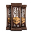 Wafer ricoperto di cioccolato con un elevato contenuto proteico