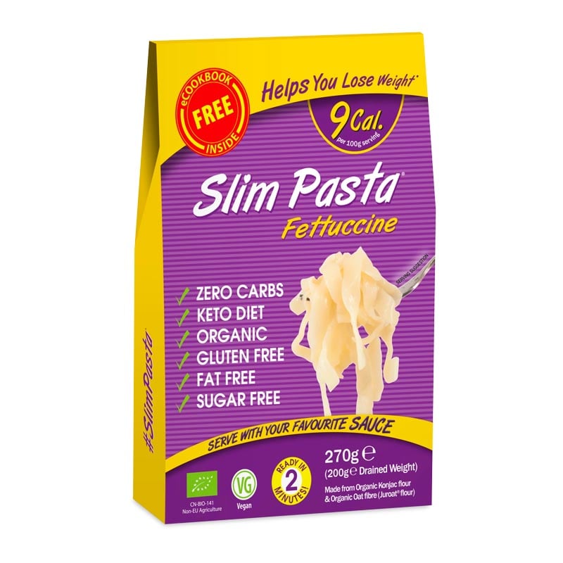 Confezione di pasta dietetica, senza grassi, senza zucchero e zero carboidrati!