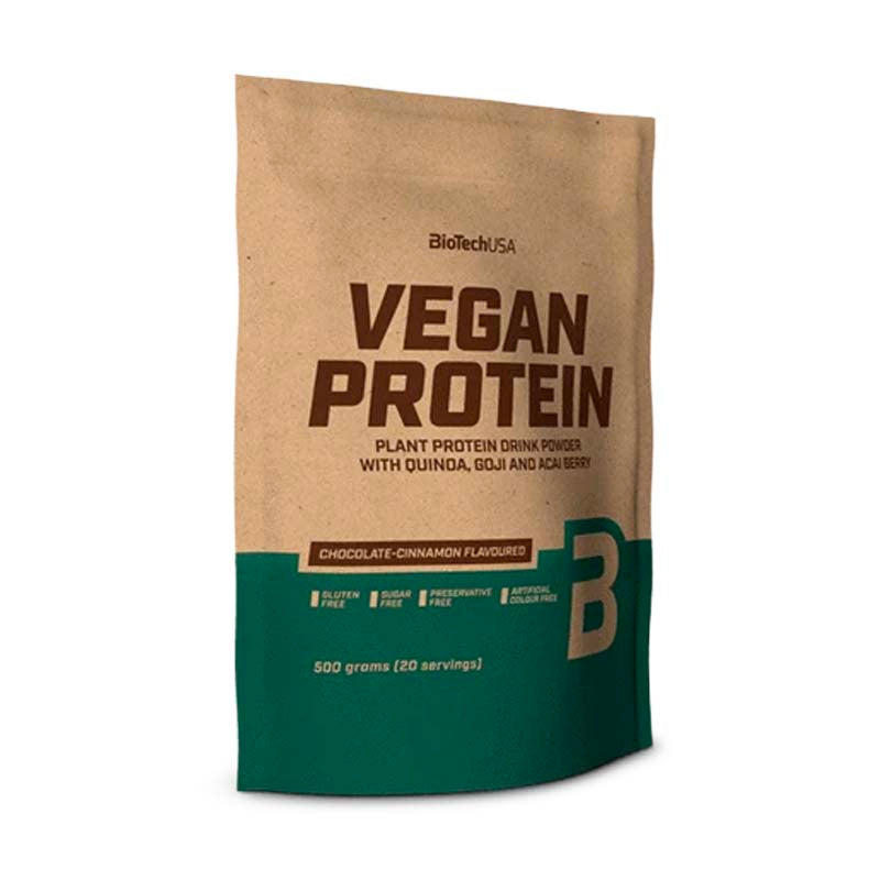 Confezione da 500 g contenente proteine vegane